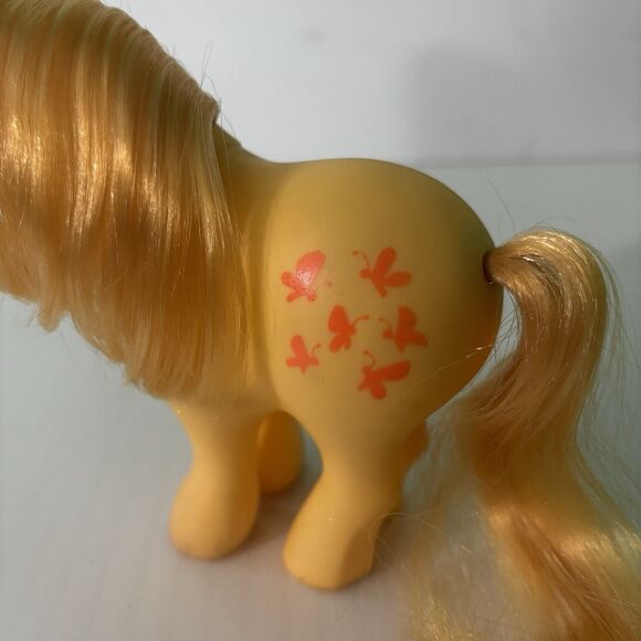 My Little Pony G1 MLP Butterscotch Hasbro 1982 Hong Kong Vintage 80s Toy - Picture 6 of 9